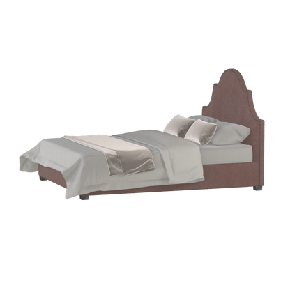 Ariana Double Bed with Elegant Headboard