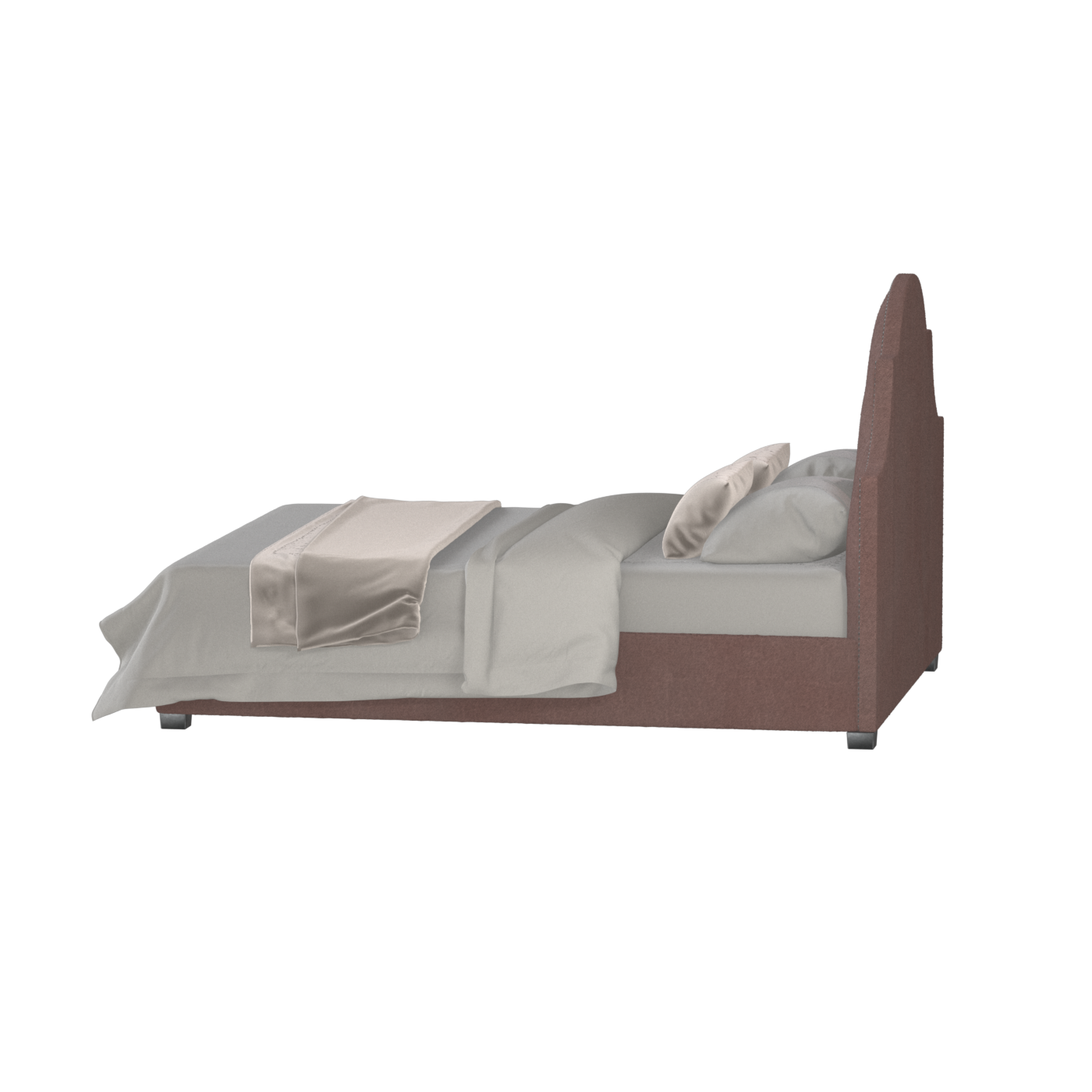 Ariana Double Bed with Elegant Headboard