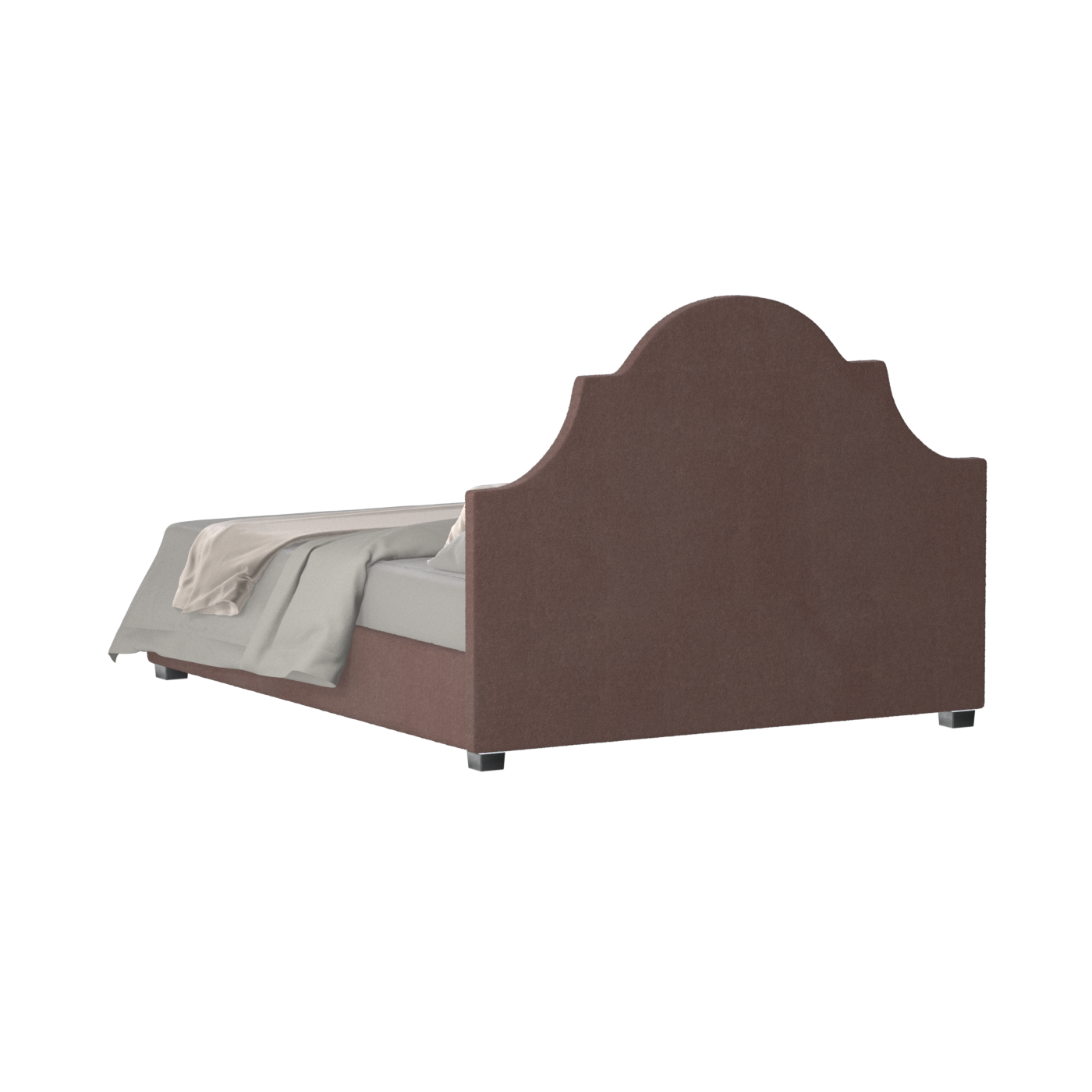 Ariana Double Bed with Elegant Headboard