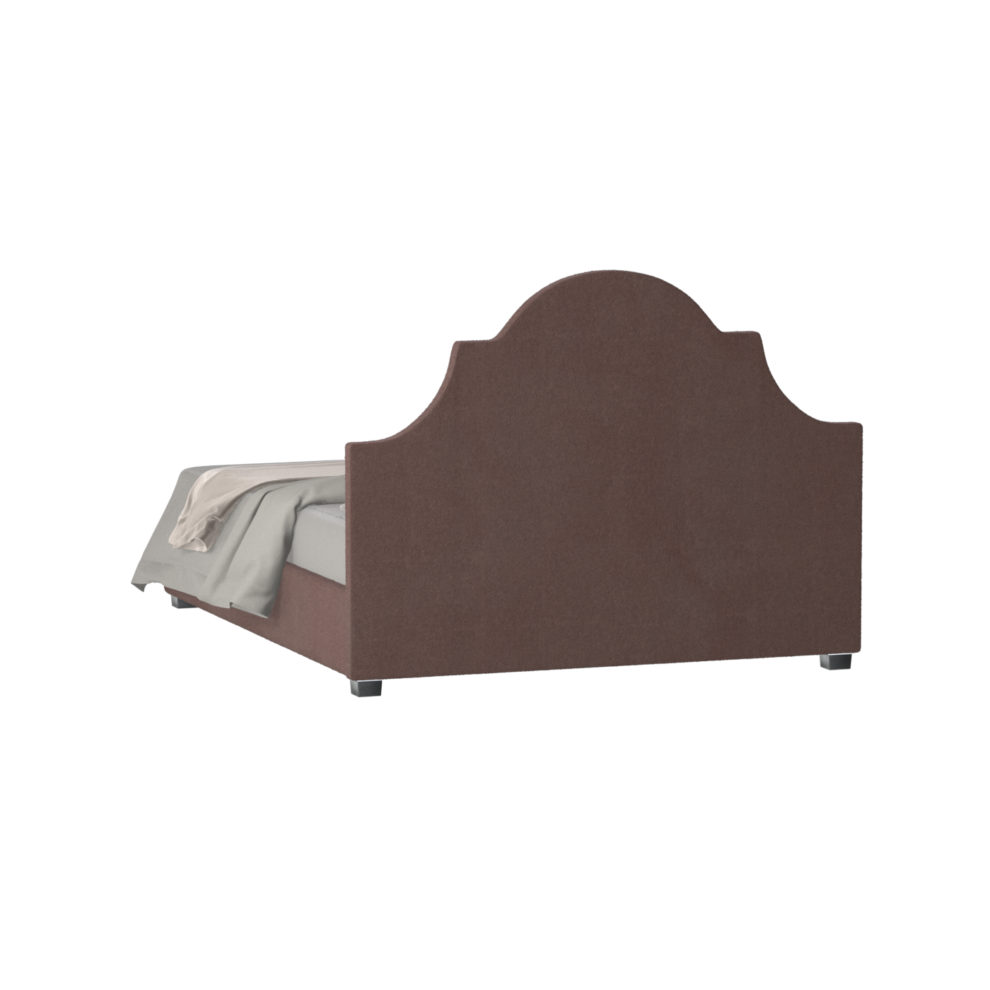 Ariana Double Bed with Elegant Headboard