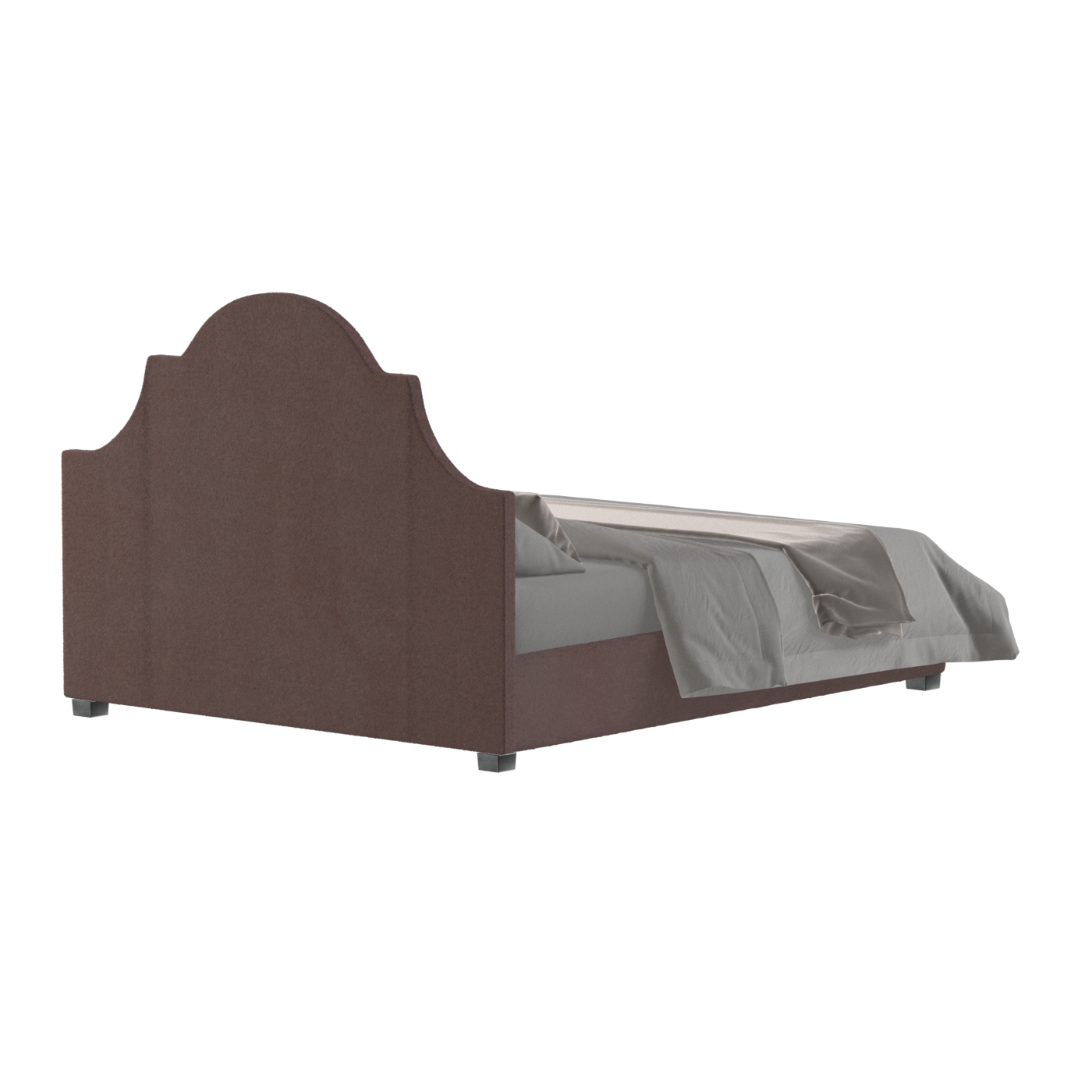 Ariana Double Bed with Elegant Headboard
