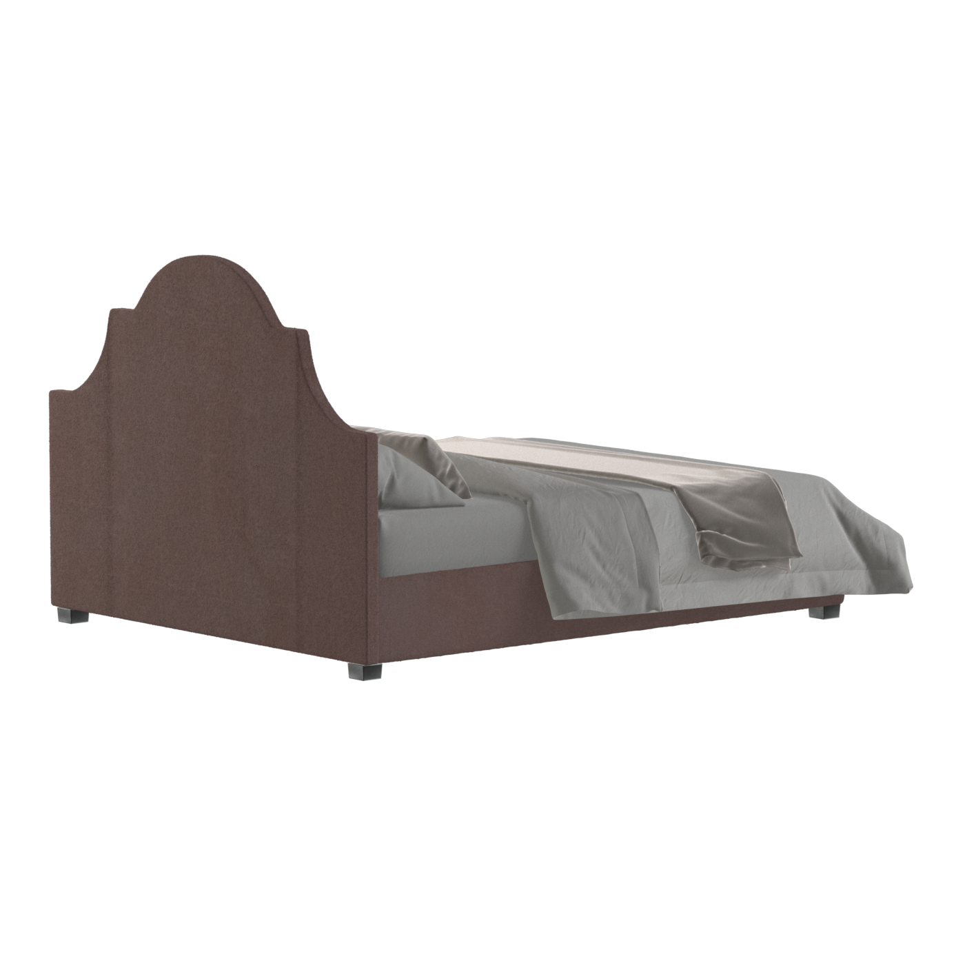Ariana Double Bed with Elegant Headboard