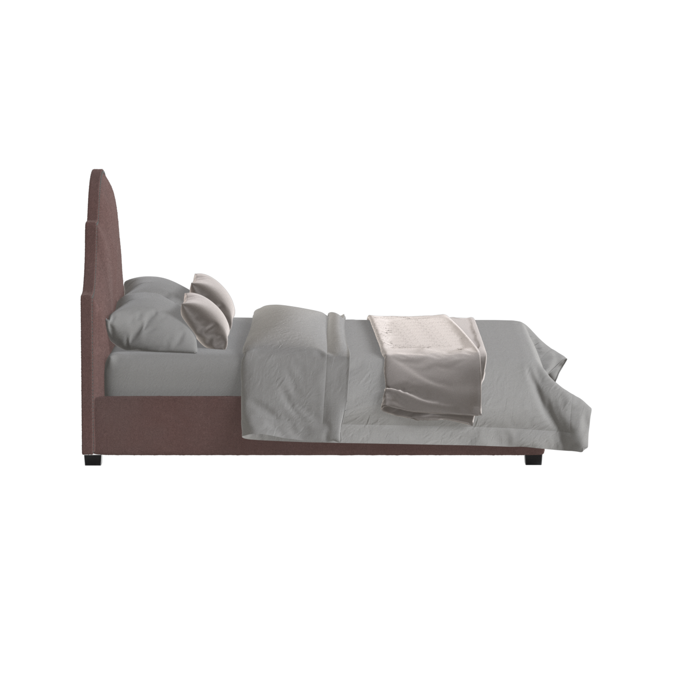 Ariana Double Bed with Elegant Headboard