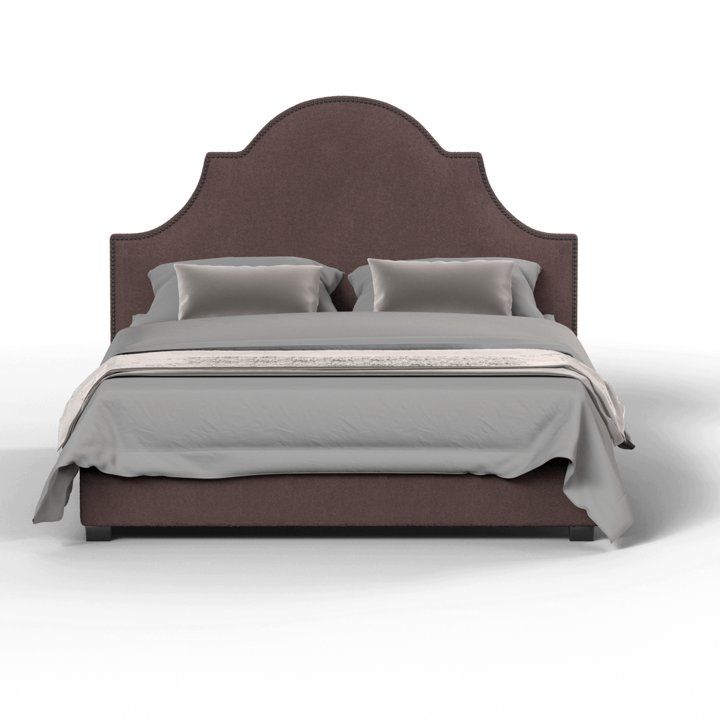 Ariana Double Bed with Elegant Headboard