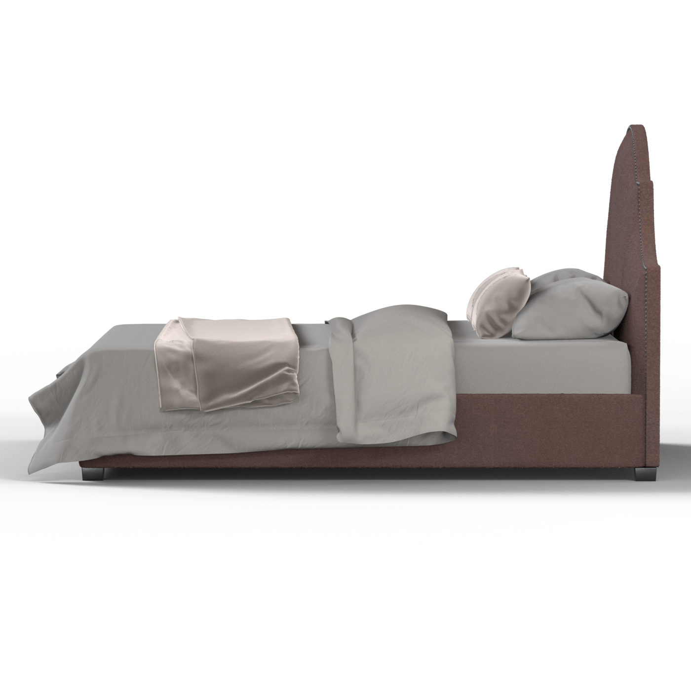 Ariana Double Bed with Elegant Headboard