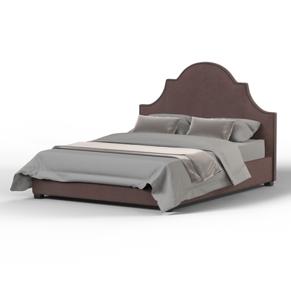 Ariana Double Bed with Elegant Headboard