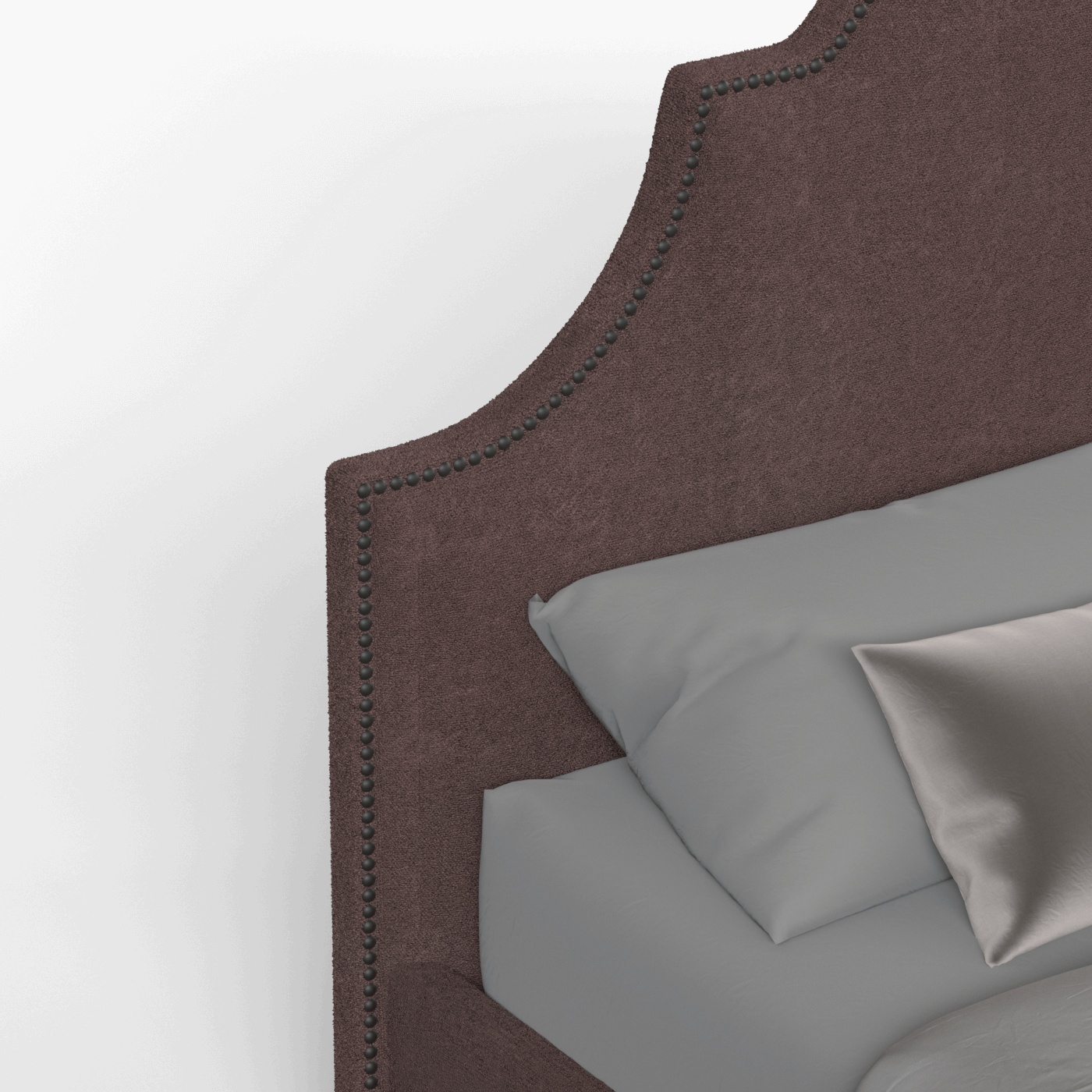 Ariana Double Bed with Elegant Headboard
