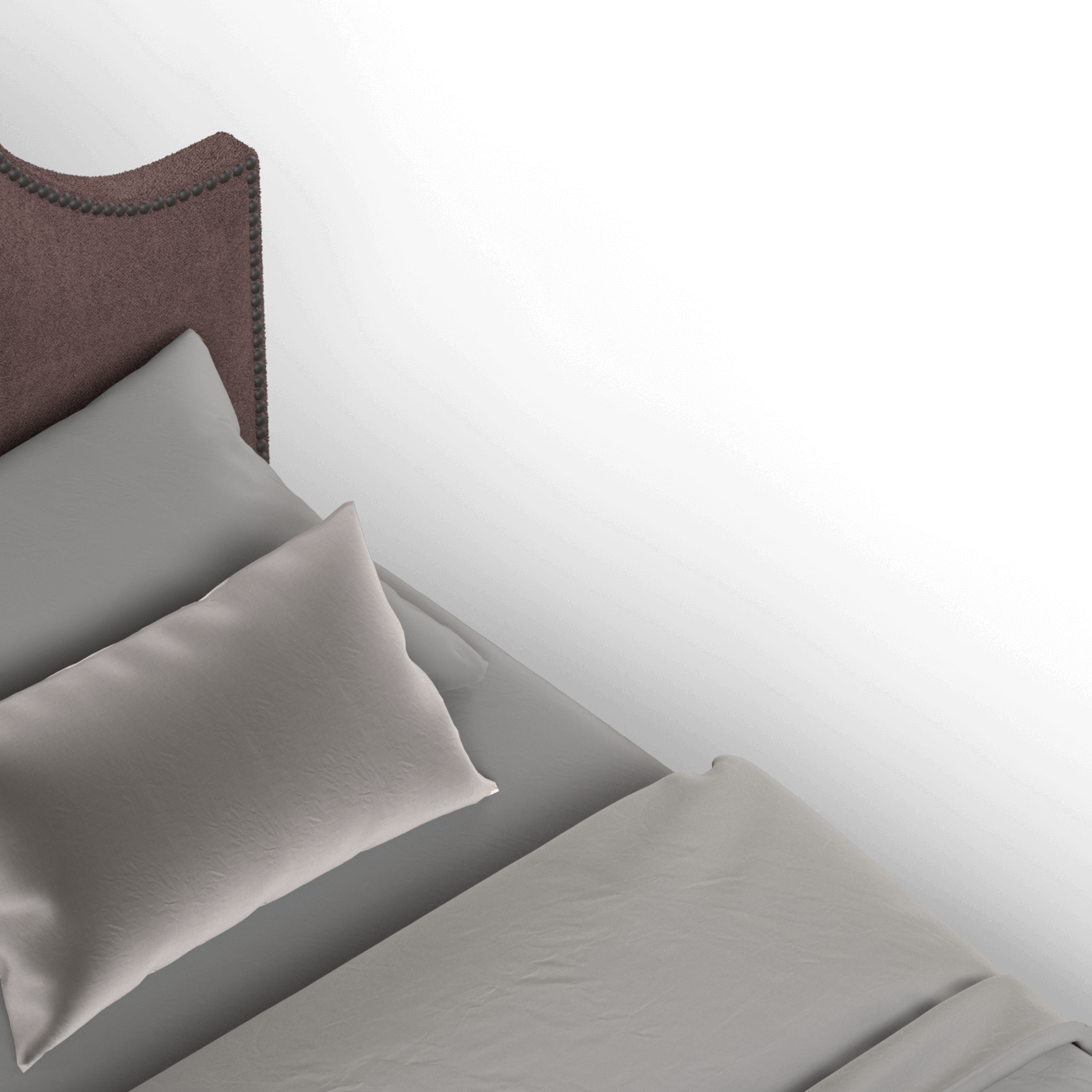 Ariana Double Bed with Elegant Headboard