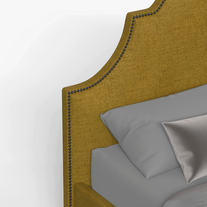 Ariana Double Bed with Elegant Headboard