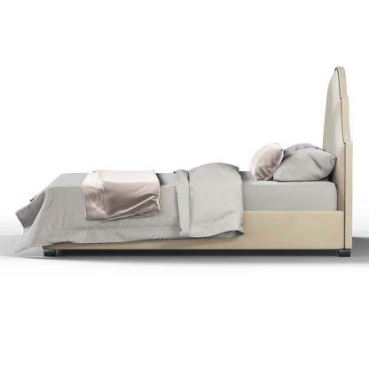 Ariana Double Bed with Elegant Headboard
