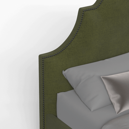 Ariana Double Bed with Elegant Headboard