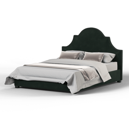 Ariana Double Bed with Elegant Headboard