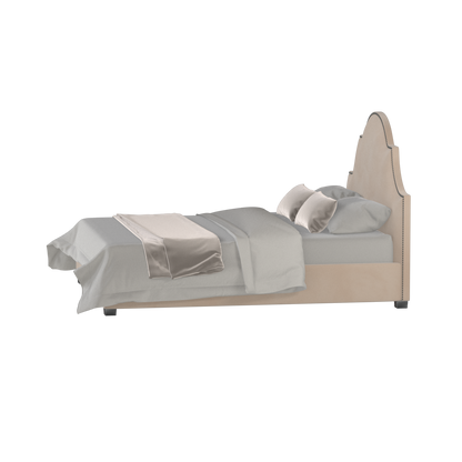 Ariana Double Bed with Elegant Headboard