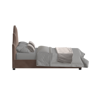 Ariana Double Bed with Elegant Headboard