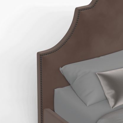 Ariana Double Bed with Elegant Headboard