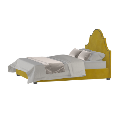 Ariana Double Bed with Elegant Headboard