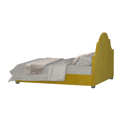 Ariana Double Bed with Elegant Headboard