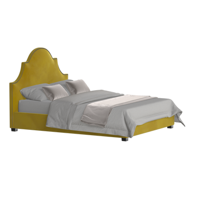 Ariana Double Bed with Elegant Headboard