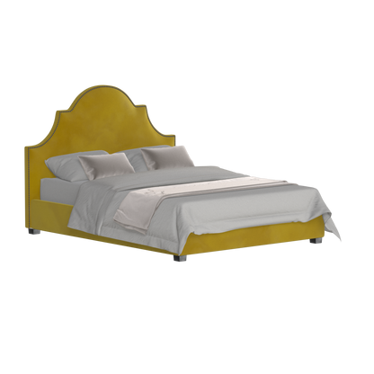 Ariana Double Bed with Elegant Headboard