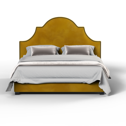 Ariana Double Bed with Elegant Headboard