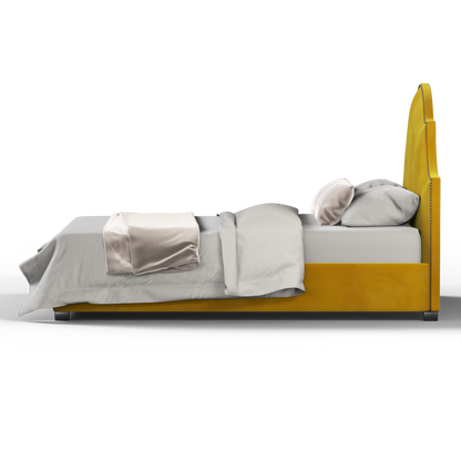 Ariana Double Bed with Elegant Headboard