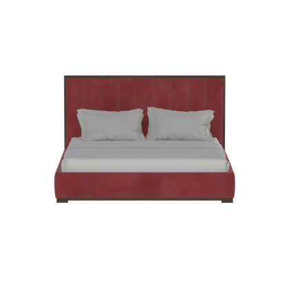 Ava Bed with Framed Vertical Headboard Panels