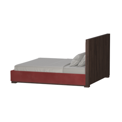 Ava Bed with Framed Vertical Headboard Panels