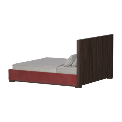 Ava Bed with Framed Vertical Headboard Panels