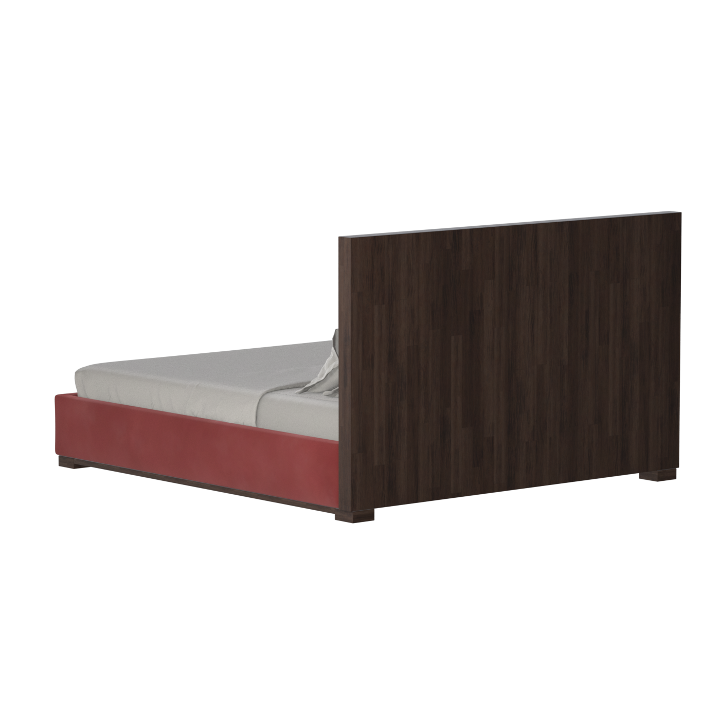 Ava Bed with Framed Vertical Headboard Panels