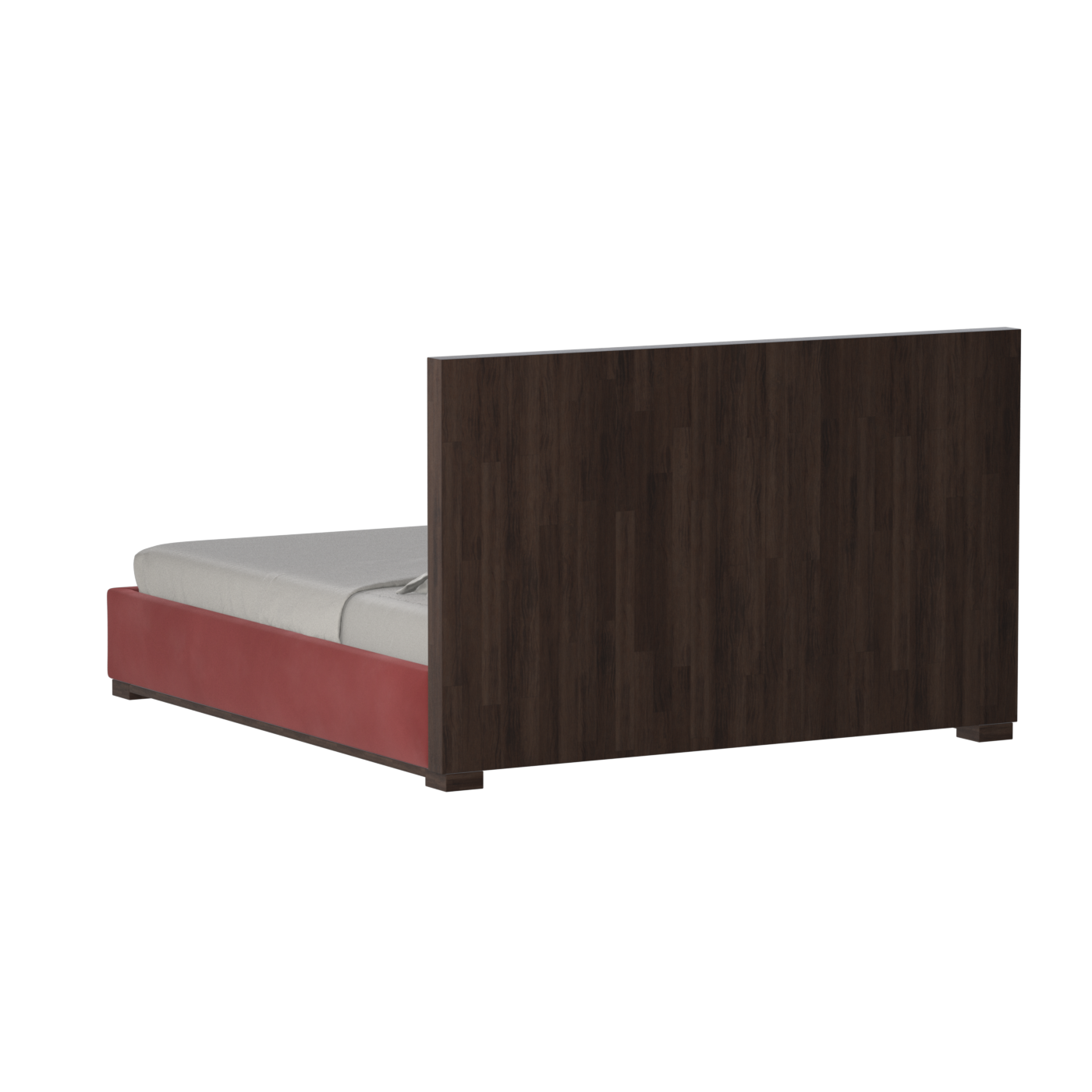 Ava Bed with Framed Vertical Headboard Panels