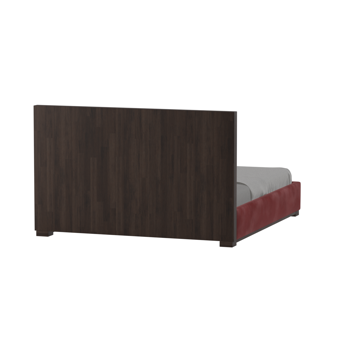 Ava Bed with Framed Vertical Headboard Panels