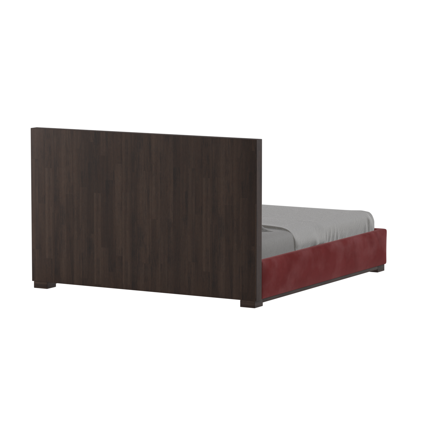 Ava Bed with Framed Vertical Headboard Panels