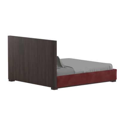 Ava Bed with Framed Vertical Headboard Panels