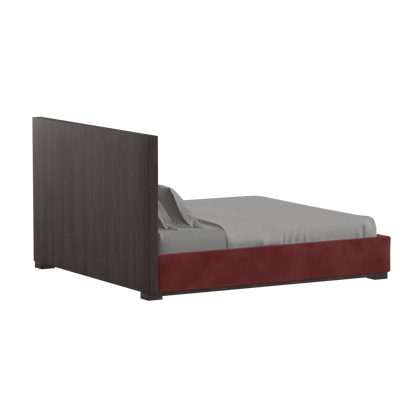 Ava Bed with Framed Vertical Headboard Panels