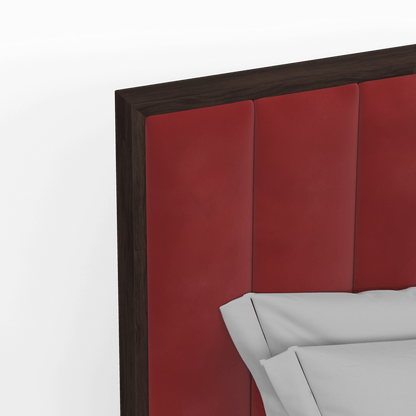 Ava Bed with Framed Vertical Headboard Panels