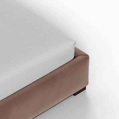 Ava Bed with Framed Vertical Headboard Panels