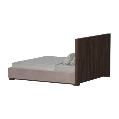 Ava Bed with Framed Vertical Headboard Panels