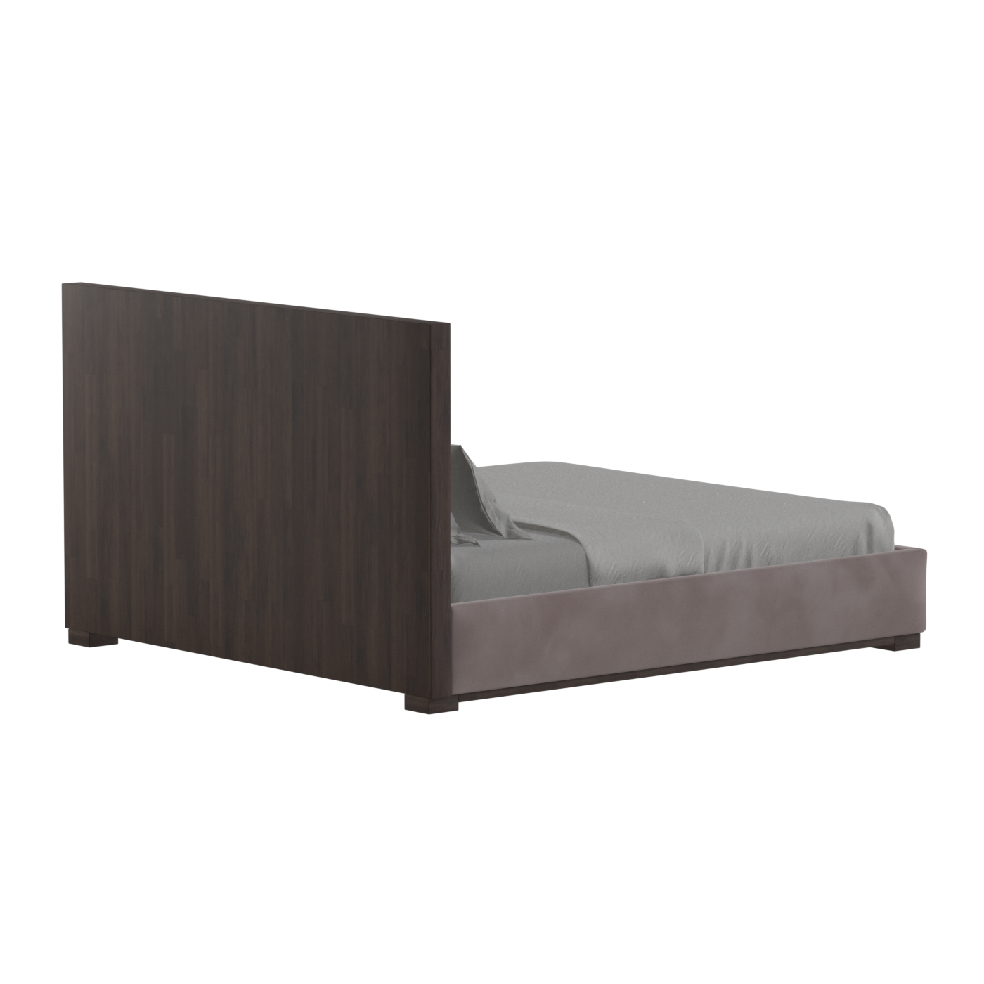 Ava Bed with Framed Vertical Headboard Panels