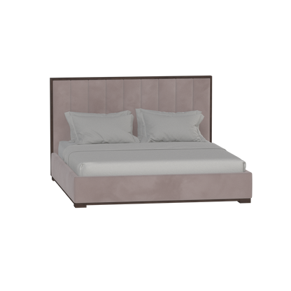 Ava Bed with Framed Vertical Headboard Panels
