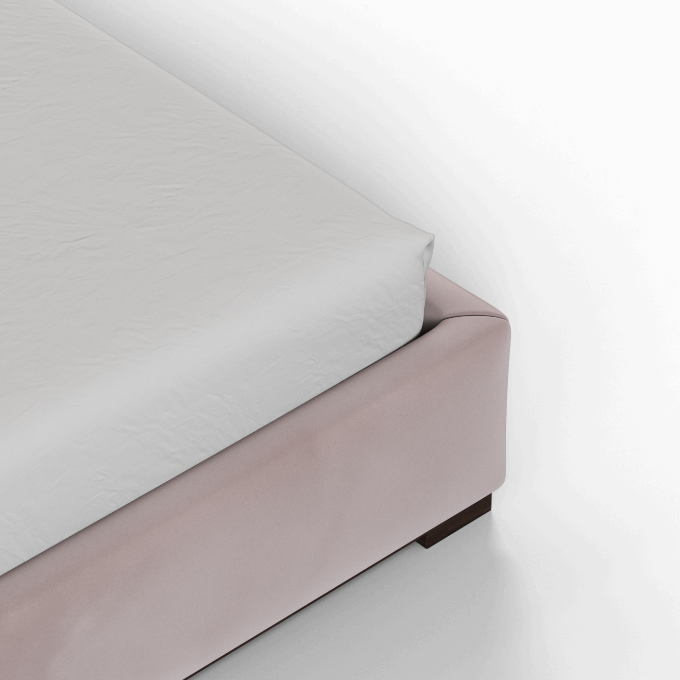 Ava Bed with Framed Vertical Headboard Panels
