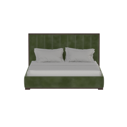 Ava Bed with Framed Vertical Headboard Panels