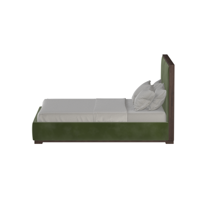 Ava Bed with Framed Vertical Headboard Panels