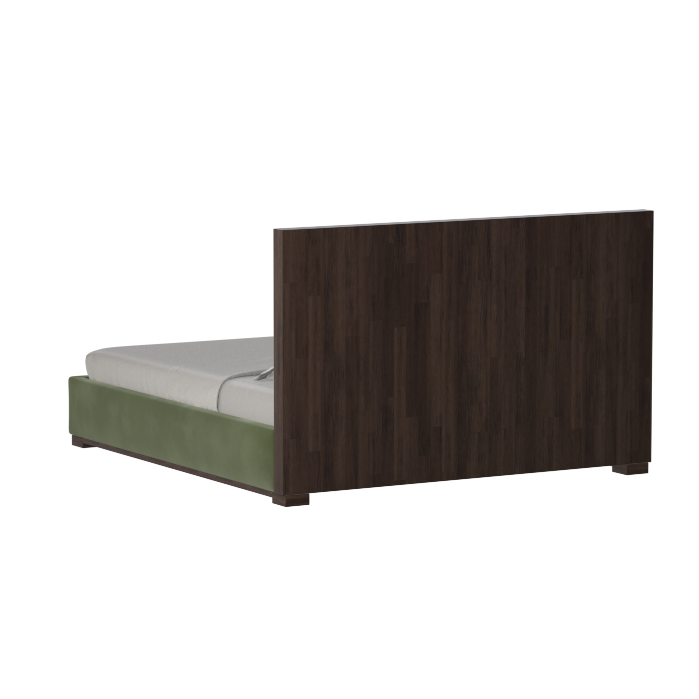 Ava Bed with Framed Vertical Headboard Panels
