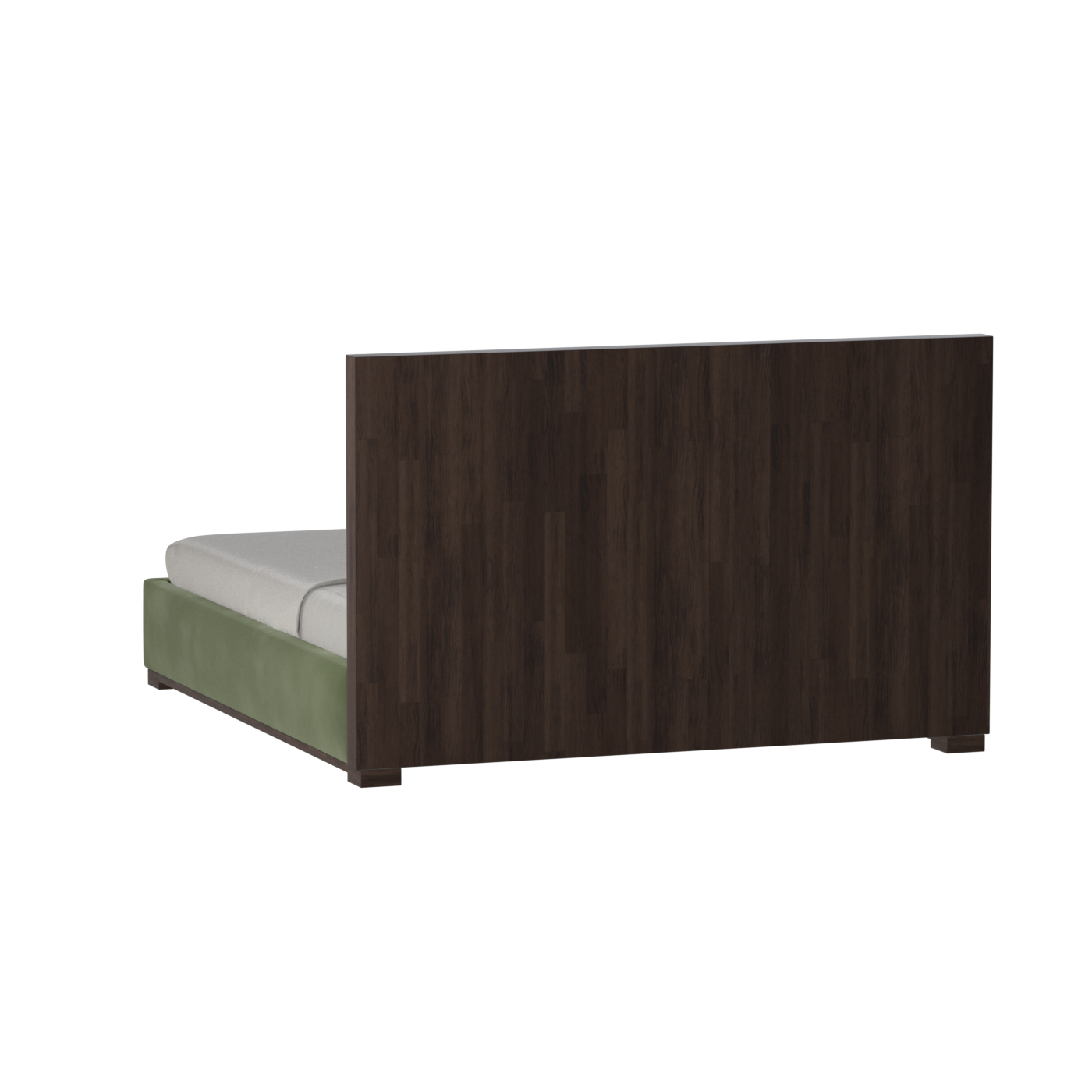 Ava Bed with Framed Vertical Headboard Panels