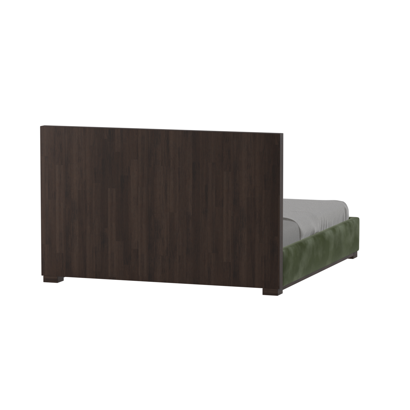 Ava Bed with Framed Vertical Headboard Panels