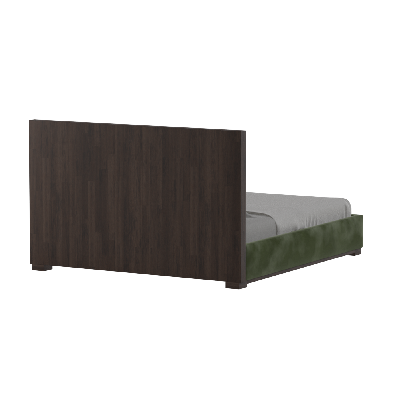 Ava Bed with Framed Vertical Headboard Panels
