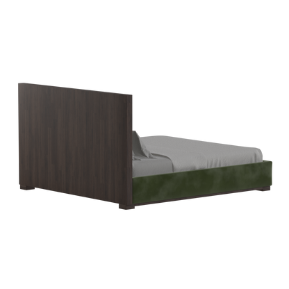 Ava Bed with Framed Vertical Headboard Panels