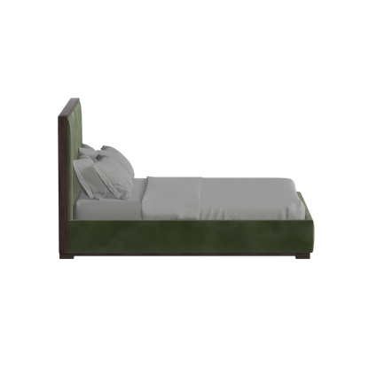 Ava Bed with Framed Vertical Headboard Panels