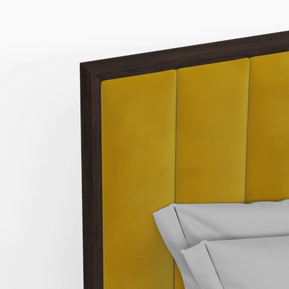 Ava Bed with Framed Vertical Headboard Panels