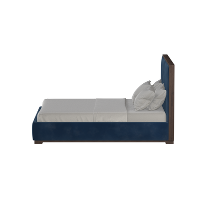 Ava Bed with Framed Vertical Headboard Panels